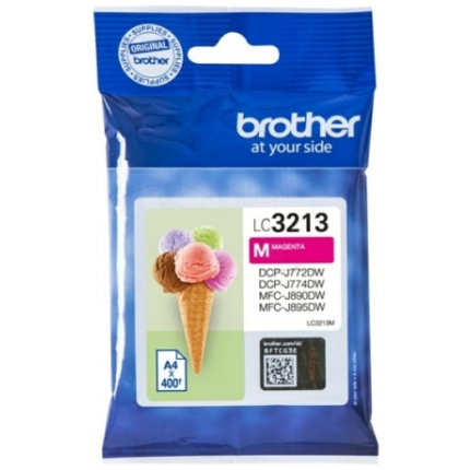 Brother LC3213 M (LC3213M) Ink Cartridge, Magenta (LC3213M)