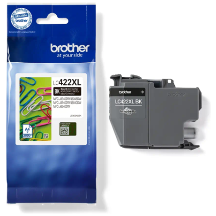 Brother LC422XL LC422XLBK Black, 3000kop. (LC422XLBK)