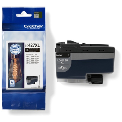 Brother LC-427XLBK (LC427XLBK) Ink Cartridge, Black (LC427XLBK)