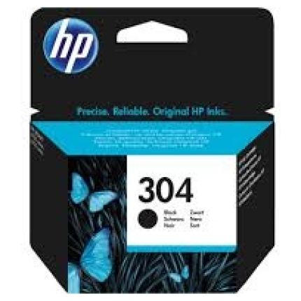HP INK NO.304BK BLACK (N9K06AE),  (N9K06AE)