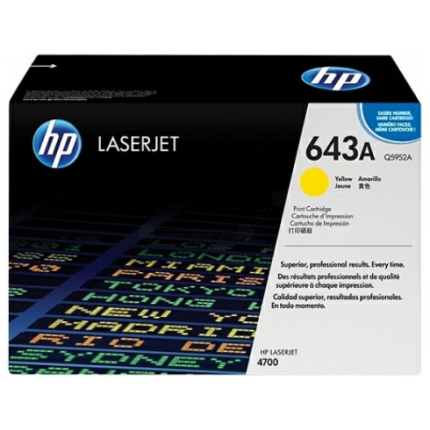 HP CARTRIDGE NO.643 YELLOW (Q5952A),  (Q5952A)