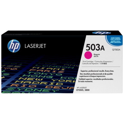 HP CARTRIDGE NO.503A MAGENTA Q7583A OEM JAUNS