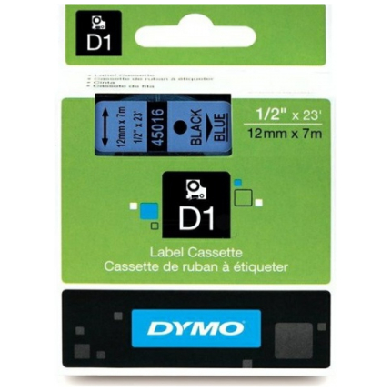 DYMO SCHRIFTBAND 45016 BLUE/BLACK (S0720560),  (S0720560)