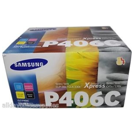 SAMSUNG CARTRIDGE RAINBOW-KIT (CLT-P406C/ELS),  (SU375A)