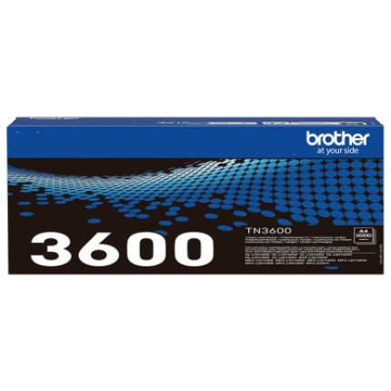Brother TN-3600 (TN3600) Toner Cartridge, Black (TN3600)
