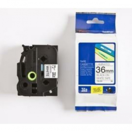 BROTHER TZE-261 WHITE/BLACK (TZE261) 36MM, 8M,  (TZE261)