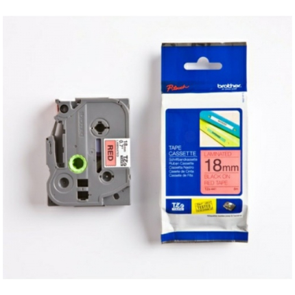 Brother TZe-441 Red/Black (TZE441) 18mm, 8m (TZE441)