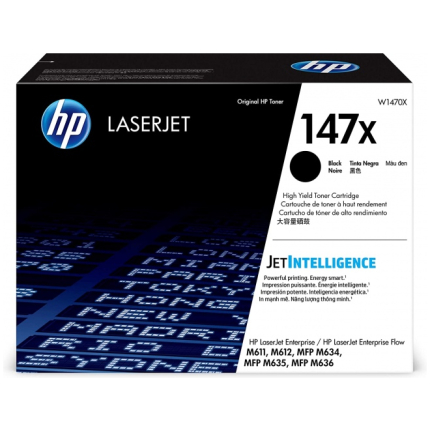 HP TONER CARTRIDGE 147X BLACK (W1470X),  (W1470X)