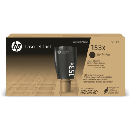 HP 153X (W1530X) LaserJet Tank Toner Reload Kit, Black (W1530X)