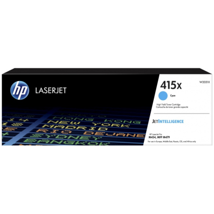 HP TONER CYAN W2031X, 415X , 6000KOP.  (W2031X)