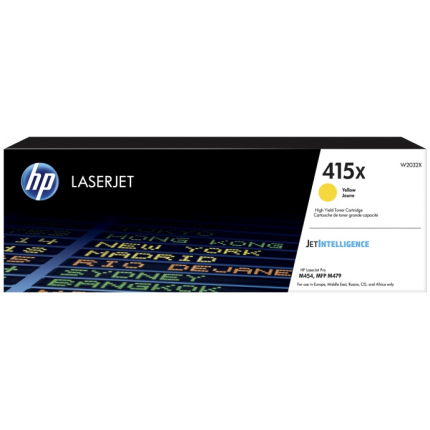 HP TONER  YELLOW W2032X, 415X, 6000KOP. (W2032X)