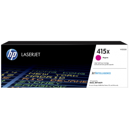 HP TONER MAGENTA W2033X, 415X, 6000KOP. (W2033X)