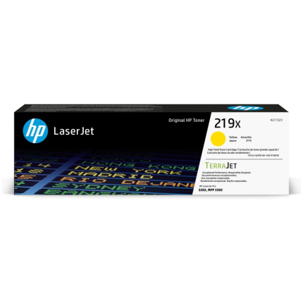 HP 219X (W2192X) Toner Cartridge, Yellow (W2192X)