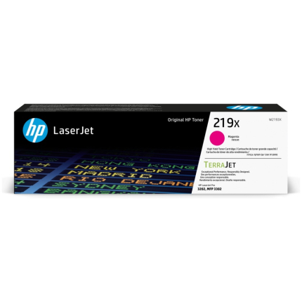 HP 219X (W2193X) Toner Cartridge, Magenta (W2193X)