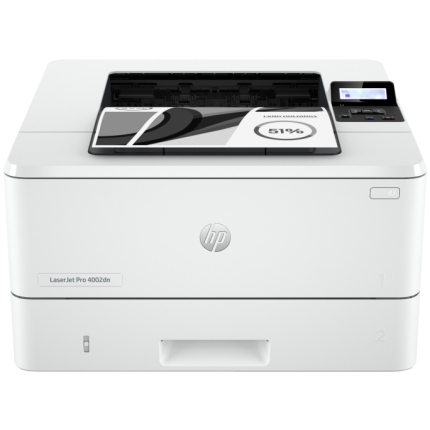 HP LaserJet Pro 4002dn Printer Laser B/W A4 40 ppm USB Ethernet LAN (2Z605F#B19)