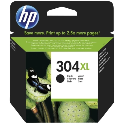 HP INK NO.304XL BLACK (N9K08AE),  (N9K08AE)