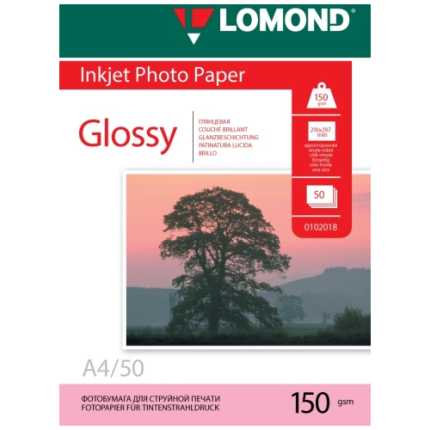 Lomond Photo Inkjet Paper Glossy 150 g/m2 A4, 50 sheets