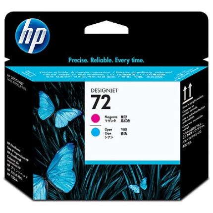 HP NO.72 PRINTHEAD CYAN AND MAGENTA  (C9383A)
