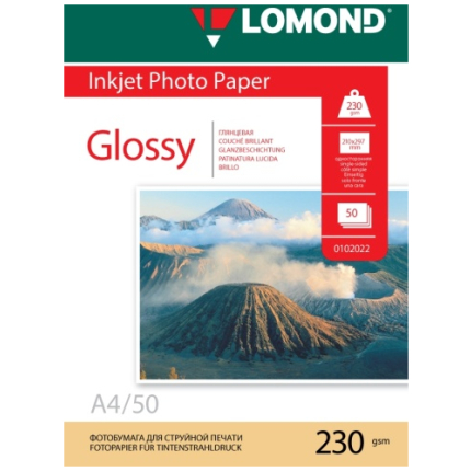 Lomond Photo Inkjet Paper Glossy 230 g/m2 A4, 50 sheets