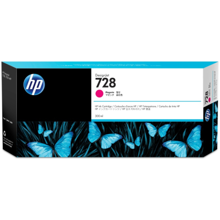 HP 728 (F9K16A) Ink Cartridge, Magenta (F9K16A)