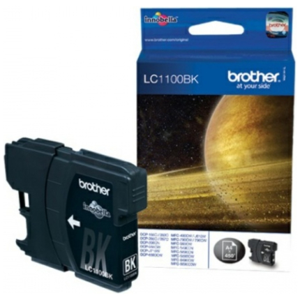 BROTHER INK LC 1100 BLACK (LC1100BK),  (LC-1100BK)