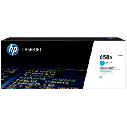 HP TONER CARTRIDGE 658A CYAN (W2001A),  (W2001A)