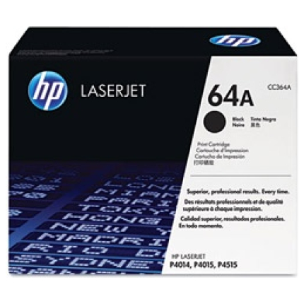HP CARTRIDGE NO.64A BLACK (CC364A),  (CC364A)