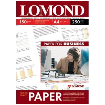 Lomond Photo Inkjet Paper Glossy 150 g/m2 A4, 250 sheets