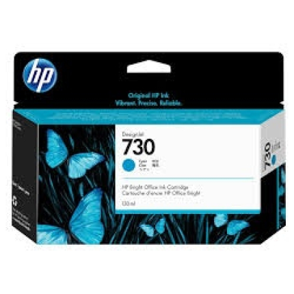 HP 730 130-ML CYAN DESIGNJET INK CARTRIDGE (P2V62A),  (P2V62A)