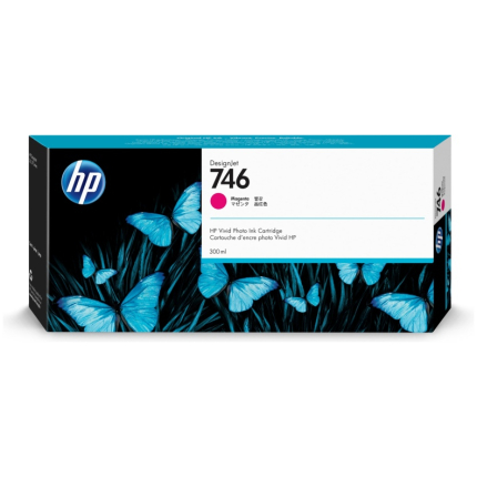 Ink Cartridge HP 746 300-ml DesignJet Magenta,  (P2V78A)