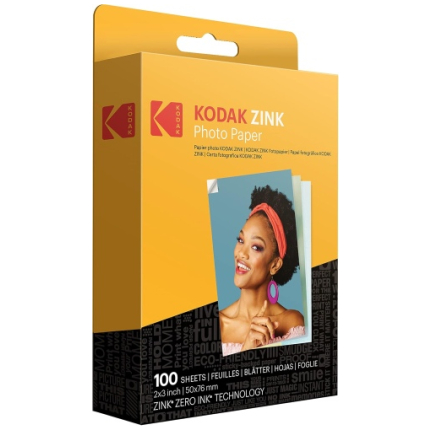 Kodak ZINK 2x3'' 50x76 mm 100 Sheets Photo Paper