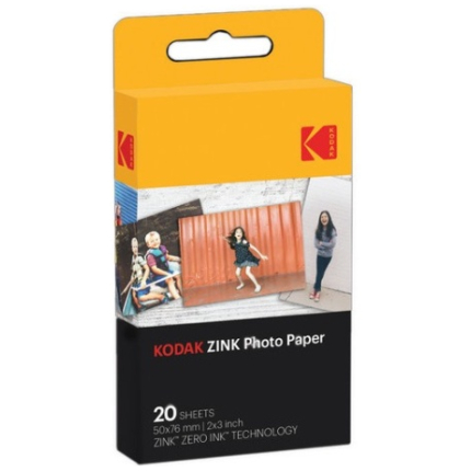 Kodak ZINK 2x3'' 50x76 mm 20 Sheets Photo Paper