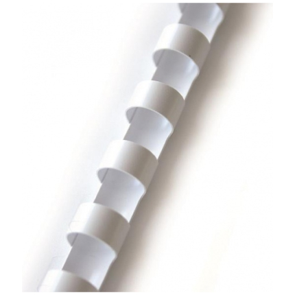 Binding spiral 12,5mm, (100pcs.), white