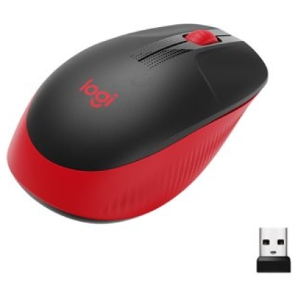 Optical mouse Logitech M190 red