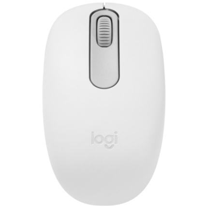 Logitech M196 Wireless Mouse, Bluetooth, 1000 DPI, Off-White
