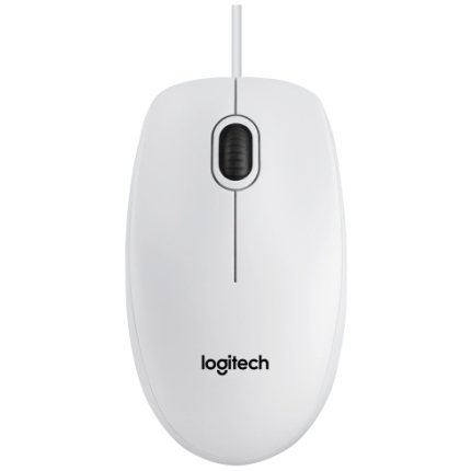 LOGITECH B100 Optical Mouse for Business White OEM