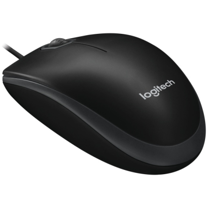 LOGITECH B100 optical Mouse black USB for Business OEM
