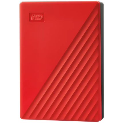 External HDD|WESTERN DIGITAL|My Passport|6TB|USB 2.0|USB 3.2|Colour Red|WDBR9S0060BRD-WESN