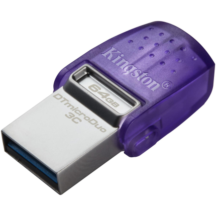 MEMORY DRIVE FLASH USB3.2/64GB DTDUO3CG3/64GB KINGSTON