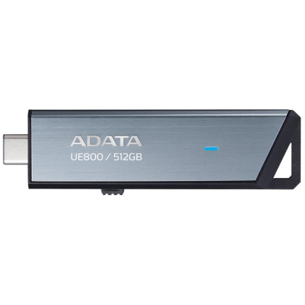 MEMORY DRIVE FLASH USB-C 512GB/SILV AELI-UE800-512G-CSG ADATA