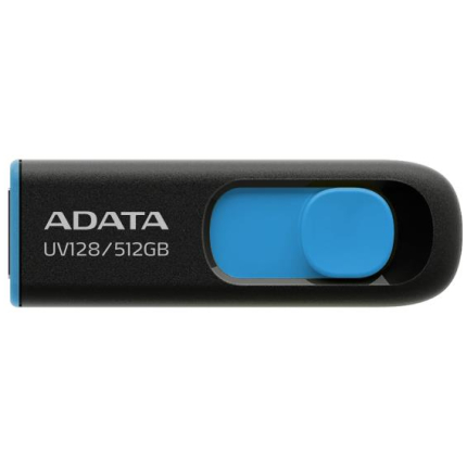 MEMORY DRIVE FLASH USB3 512GB/BLK/BLUE AUV128-512G-RBE ADATA