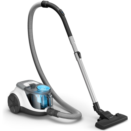 Vacuum Cleaner|PHILIPS|Bagless|850 Watts|Capacity 1.3 l|Noise 77 dB|Blue/ White|Weight 4 kg|XB2122/09