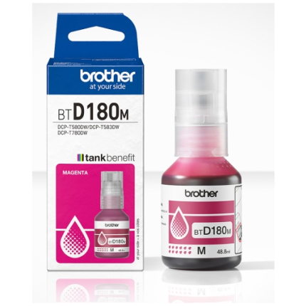 Brother BTD180M Ink Refill Bottle, Magenta (BTD180M)