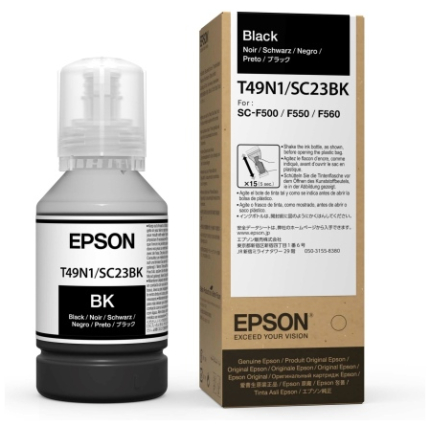 Epson SC23BK (C13T49N100), Black, for ink printers, 140 ml (C13T49N100)