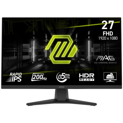 LCD Monitor|MSI|MAG 272F|27"|Gaming|Matte|Panel IPS|1920x1080|16:9|200Hz|0.5 ms|Colour Black|MAG272F