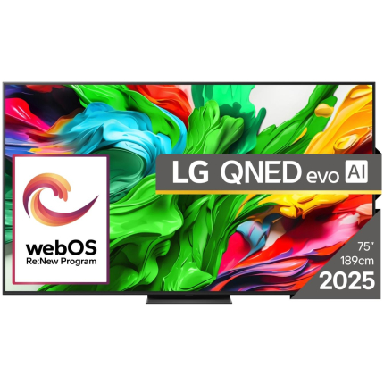 TV Set|LG|75"|4K/Smart|3840x2160|Wireless LAN|Bluetooth|webOS|Black|75QNED86A3A