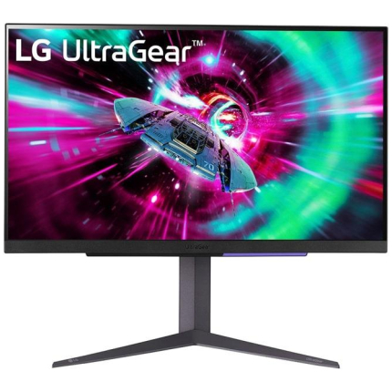 LCD Monitor|LG|27GR93U-B|27"|Gaming/4K|Panel IPS|3840x2160|16:9|144Hz|Matte|1 ms|Pivot|Height adjustable|Tilt|27GR93U-B