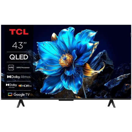 TV Set|TCL|43 "|4K Ultra HD|3840 x 2160 pixels|Flat|16:9|QLED|43T69C
