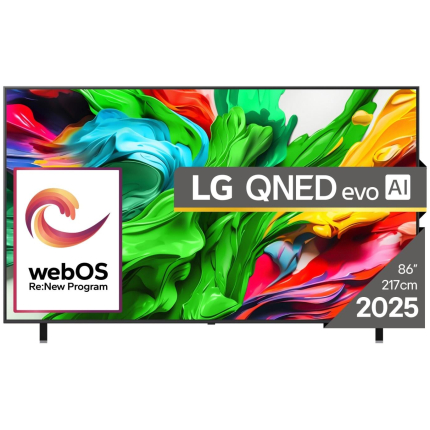 TV Set|LG|86"|4K/Smart|3840x2160|Wireless LAN|Bluetooth|webOS|Black|86QNED85A3C