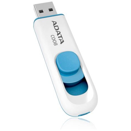 MEMORY DRIVE FLASH USB2 32GB/WH/BLUE AC008-32G-RWE A-DATA